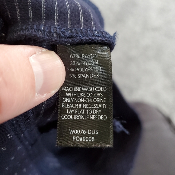 Betabrand Pants Womens Medium Blue Dress Yoga Stretch - Picture 14 of 14